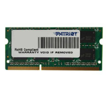 Модуль памяти для ноутбука SoDIMM DDR3 4GB 1600 MHz Patriot (PSD34G16002S)