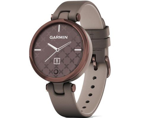 Смарт-часы Garmin Lily, DarkBronze, Paloma, Leather (010-02384-B0)