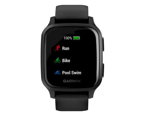 Смарт-часы Garmin Venu Sq, Music, Black/Slate (010-02426-10)