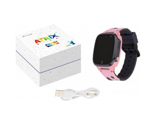Смарт-часы ATRIX iQ2100 IPS Cam Pink Детские телефон-часы с трекером (iQ2100 Pink)