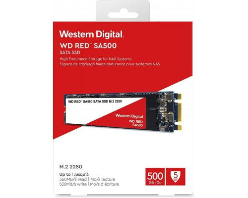 Накопитель SSD M.2 2280 500GB WD (WDS500G1R0B)