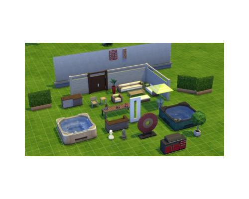 Игра PC The Sims 4: Внутренний дворик. Дополнение (sims4-vn-dvor)