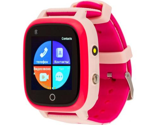 Смарт-часы AmiGo GO005 4G WIFI Kids waterproof Thermometer Pink (747018)