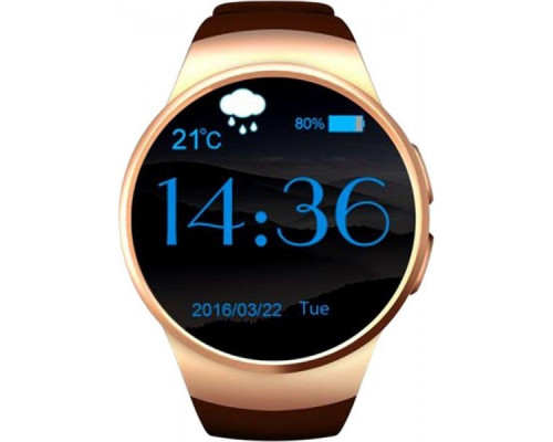Умные часы Smart Watch Kingwear KW18 6951, золото