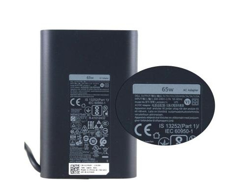 Блок питания к ноутбуку Dell 65W Oval 20V разъем Type-C (HA65NM170 / A40243)