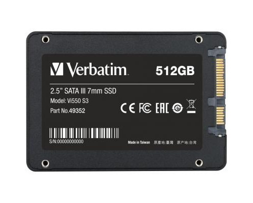 Накопитель SSD 2.5" 512GB Verbatim (49352)