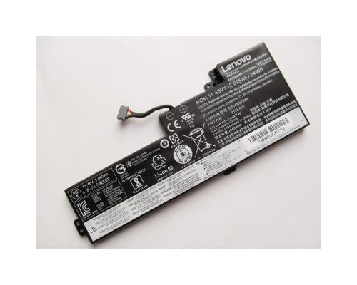 Аккумулятор для ноутбука Lenovo ThinkPad T470 01AV421, 2095mAh (24Wh), 3cell, 11.46V, Li-ion (A47458)