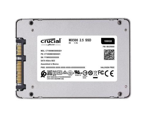 Накопитель SSD 2.5" 1TB Micron (CT1000MX500SSD1)