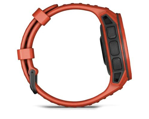 Смарт-часы Garmin Instinct Solar, Flame Red (010-02293-20)