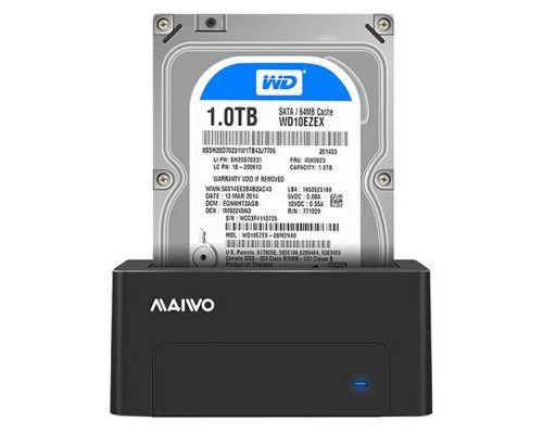 Док-станция Maiwo HDD 2.5"/3.5" SATA/SSD USB 3.0 (K308P)
