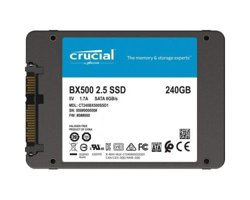 Накопитель SSD 2.5" 240GB Micron (CT240BX500SSD1)