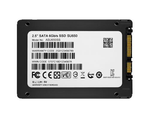 Накопитель SSD 2.5" 512GB ADATA (ASU650SS-512GT-R)