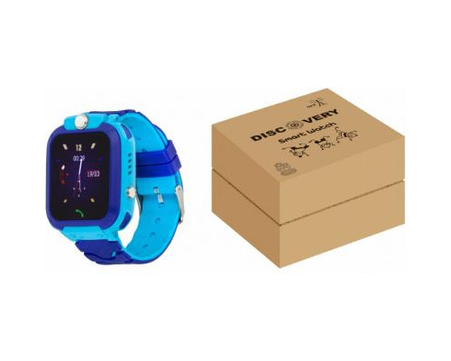 Смарт-часы Discovery D2000 THERMO blue Детские смарт часы-телефон с термометром (dscD200tbl)