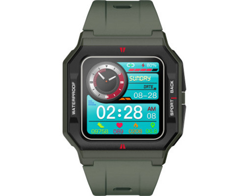 Смарт-часы Gelius Pro GP-SW006 (Old School) (IPX7) Green (00000086359)