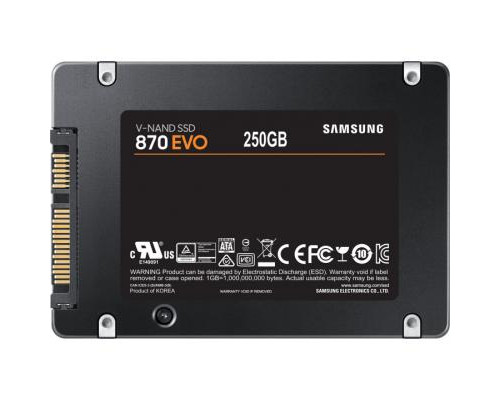 Накопитель SSD 2.5" 250GB 870 EVO Samsung (MZ-77E250BW)