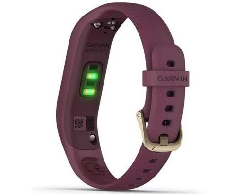 Фитнес браслет Garmin vivosmart 4, Merlot/Rose Gold, S/M (010-01995-21)