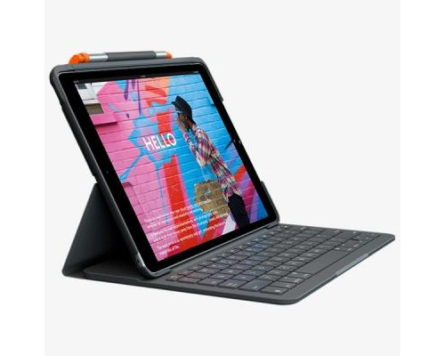 Чехол для планшета Logitech Slim Folio for iPad (7th generation) - GRAPHITE - RUS - BT - (L920-009652)