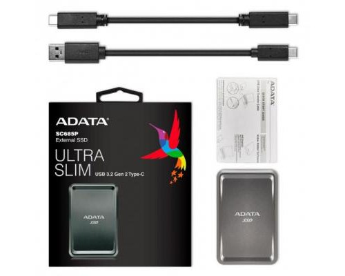 Накопитель SSD USB 3.2 250GB ADATA (ASC685P-250GU32G2-CTI)