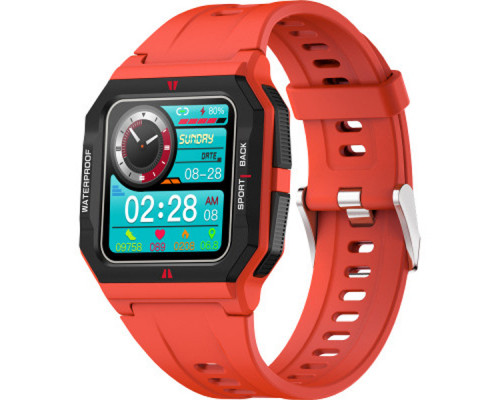 Смарт-часы Gelius Pro GP-SW006 (Old School) (IPX7) Red (00000086358)