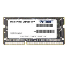 Модуль памяти для ноутбука SoDIMM DDR3L 4GB 1600 MHz Patriot (PSD34G1600L2S)