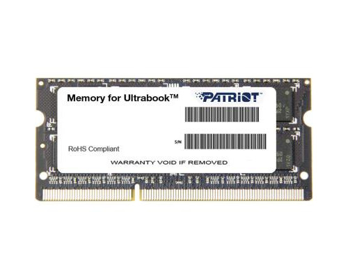 Модуль памяти для ноутбука SoDIMM DDR3L 4GB 1600 MHz Patriot (PSD34G1600L2S)