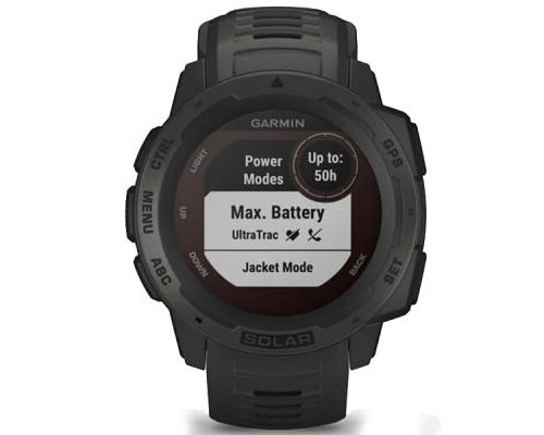 Смарт-часы Garmin Instinct Solar, Graphite (010-02293-00)