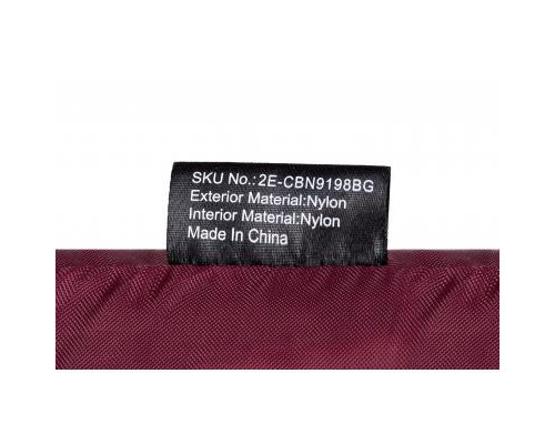 Сумка для ноутбука 2E 16" CrossSquares, Burgundy (2E-CBN9198BG)