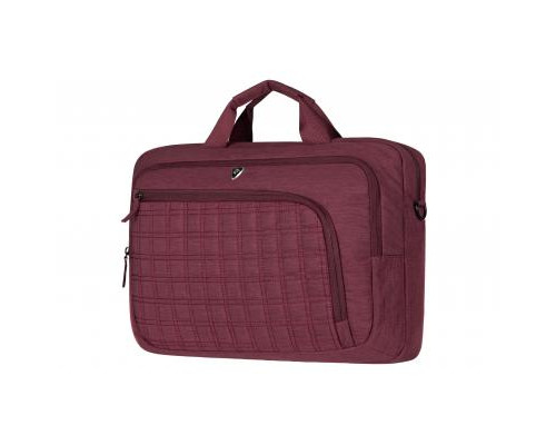 Сумка для ноутбука 2E 16" CrossSquares, Burgundy (2E-CBN9198BG)