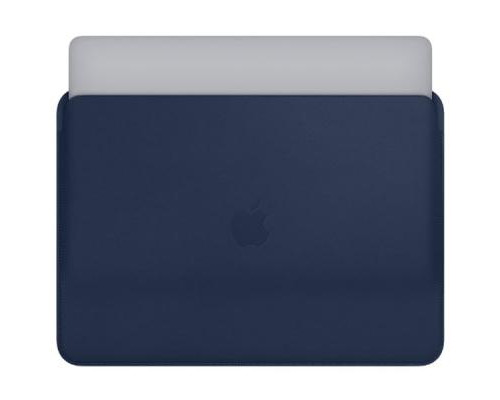 Чехол для ноутбука Apple 13" MacBook Pro, Leather Sleeve, Midnight Blue (MRQL2ZM/A)