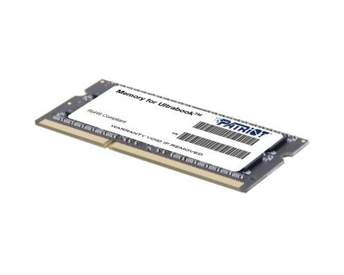 Модуль памяти для ноутбука SoDIMM DDR3L 4GB 1600 MHz Patriot (PSD34G1600L2S)