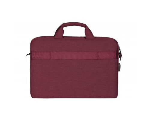 Сумка для ноутбука 2E 16" CrossSquares, Burgundy (2E-CBN9198BG)