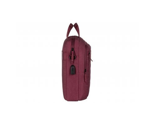 Сумка для ноутбука 2E 16" CrossSquares, Burgundy (2E-CBN9198BG)