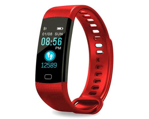 Фитнес браслет Havit HV-H1108A, Bluetooth, red