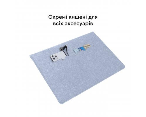 Чехол для ноутбука AirOn 15,6" Premium Grey (4822356710622)