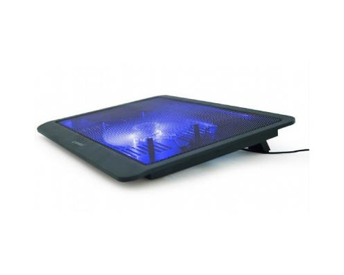 Подставка для ноутбука Gembird 15.6", 1x125 mm fan, black (NBS-1F15-03)