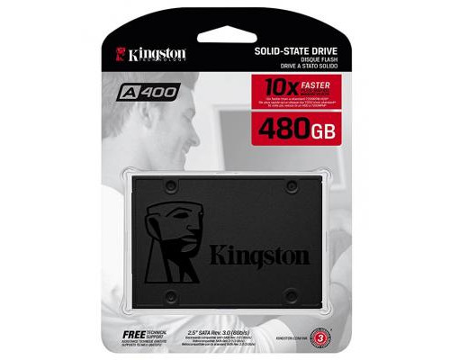Накопитель SSD 2.5" 480GB Kingston (SA400S37/480G)