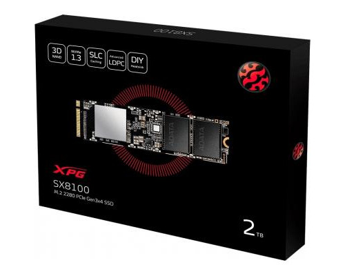 Накопитель SSD M.2 2280 2TB ADATA (ASX8100NP-2TT-C)