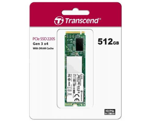 Накопитель SSD M.2 2280 512GB Transcend (TS512GMTE220S)