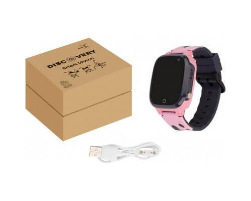Смарт-часы Discovery iQ4600 Camera Pink Детские смарт часы-телефон трекер (iQ4600 Pink)