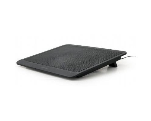 Подставка для ноутбука Gembird 15.6", 1x125 mm fan, black (NBS-1F15-03)