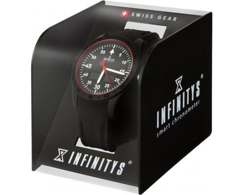 Смарт-часы ATRIX INFINITYS X20 45mm Swiss Sport Chrono Black-silicone Смарт-ч (swwpaii2sscbs)