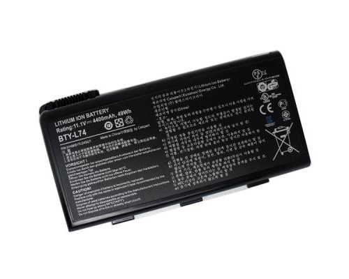 Аккумулятор для ноутбука MSI A6200 (BTY-L74, MSYL74LH) 11.1V 5200mAh PowerPlant (NB00000134)