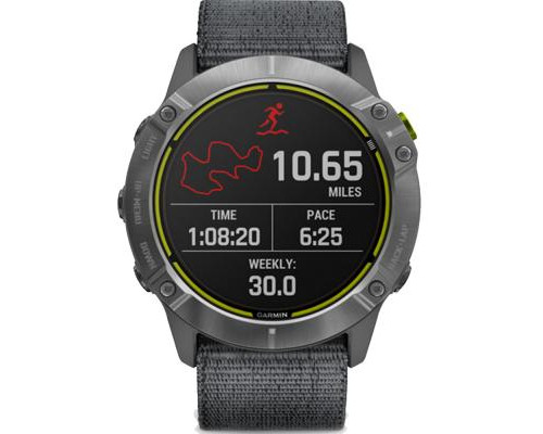 Смарт-часы Garmin Enduro, Silver w/Gray Body,Gray Sport Loop Band (010-02408-00)