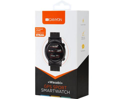 Смарт-часы CANYON CNS-SW82BB Black (CNS-SW82BB)