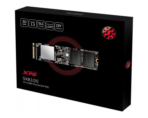 Накопитель SSD M.2 2280 256GB ADATA (ASX8100NP-256GT-C)
