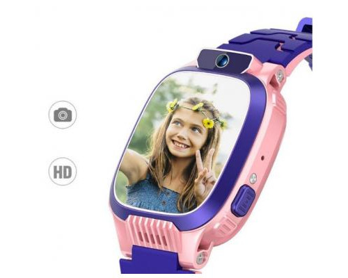 Смарт-часы EXTRADIGITAL WTC03 Pink / Purple Kids smart watch-phone (ESW2303)