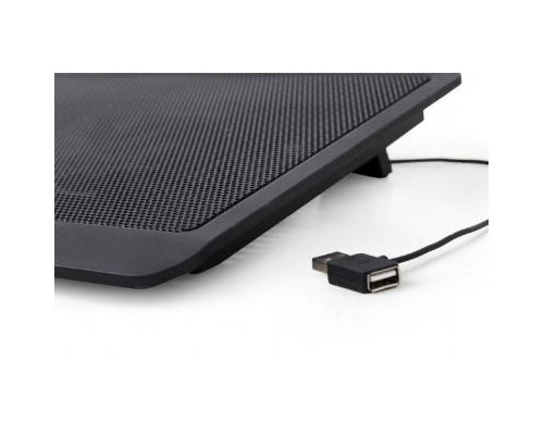 Подставка для ноутбука Gembird 15.6", 1x125 mm fan, black (NBS-1F15-03)
