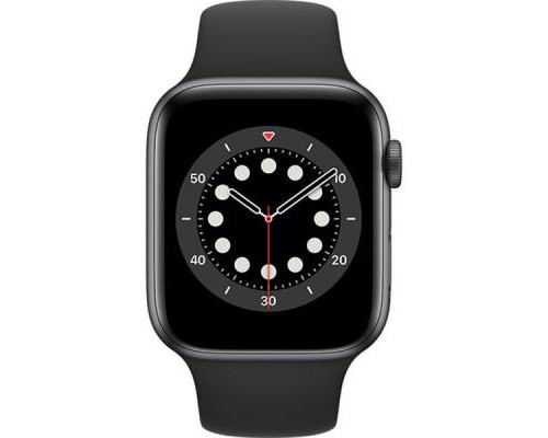 Смарт-часы Apple Watch Series 6 GPS, 44mm Space Gray Aluminium Case with Blac (M00H3UL/A)