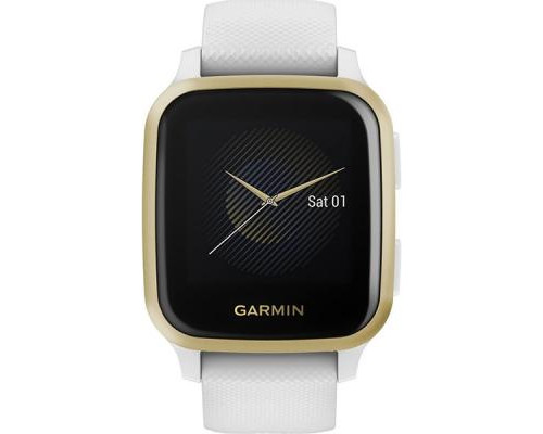 Смарт-часы Garmin Venu Sq, White/Light Gold (010-02427-11)