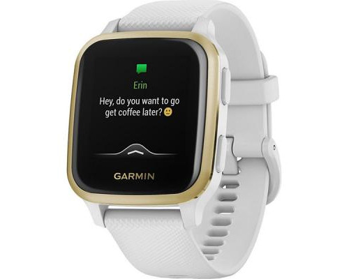 Смарт-часы Garmin Venu Sq, White/Light Gold (010-02427-11)